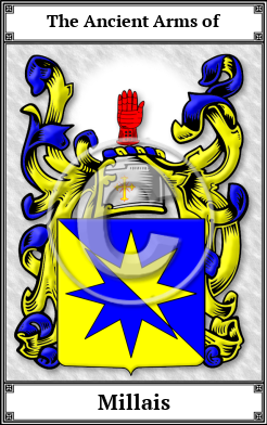 Millais Family Crest Download (JPG)  Book Plated - 150 DPI