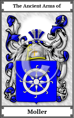 Moller Family Crest Download (JPG) Book Plated - 600 DPI