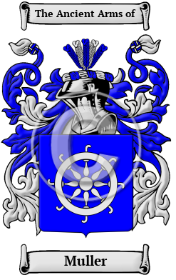 Muller Family Crest/Coat of Arms