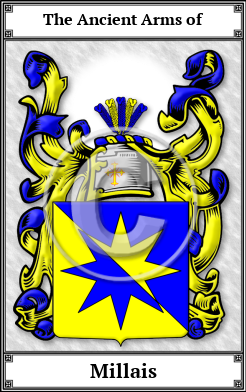 Millais Family Crest Download (JPG)  Book Plated - 150 DPI