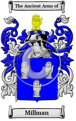 Millman Family Crest/Coat of Arms