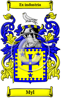 Myl Family Crest/Coat of Arms