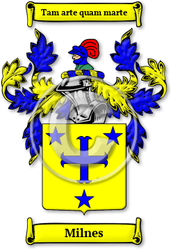 Milnes Family Crest Download (jpg) Legacy Series - 150 DPI