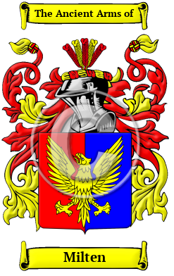 Milten Family Crest/Coat of Arms