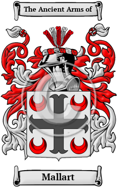 Mallart Family Crest/Coat of Arms