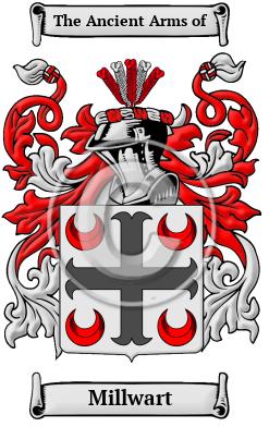 Millwart Family Crest/Coat of Arms