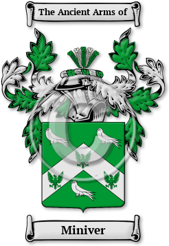 Miniver Family Crest Download (JPG) Legacy Series - 600 DPI
