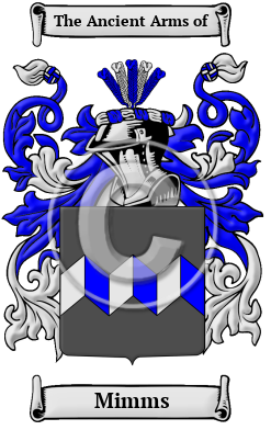 Mimms Family Crest/Coat of Arms
