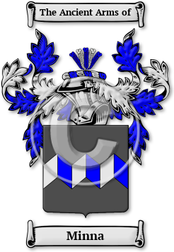 Minna Family Crest Download (JPG) Legacy Series - 600 DPI