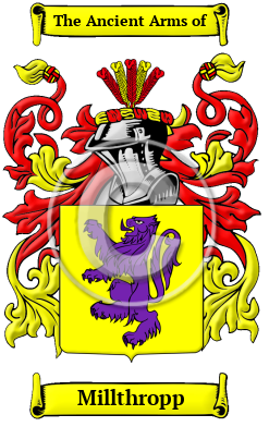 Millthropp Family Crest/Coat of Arms