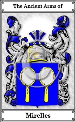 Mirelles Family Crest Download (JPG)  Book Plated - 150 DPI