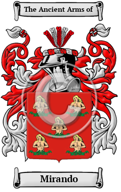 Mirando Family Crest/Coat of Arms