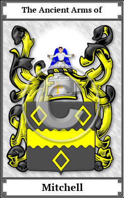 Mitchell Family Crest Download (JPG)  Book Plated - 150 DPI