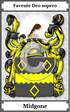 Midgone Family Crest Download (JPG)  Book Plated - 150 DPI