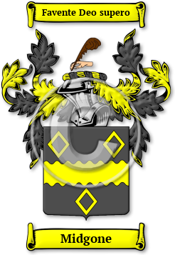 Midgone Family Crest Download (jpg) Legacy Series - 150 DPI