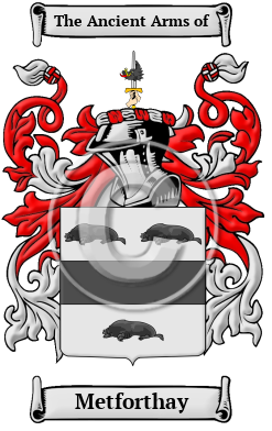 Metforthay Family Crest/Coat of Arms