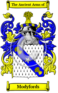 Modyfords Family Crest/Coat of Arms
