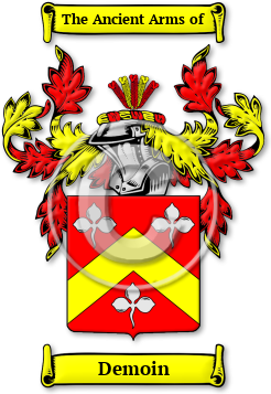 Demoin Family Crest Download (JPG) Legacy Series - 600 DPI