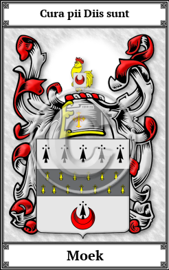 Moek Family Crest Download (JPG) Book Plated - 600 DPI