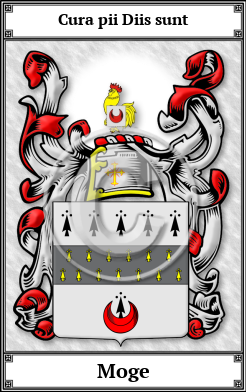 Moge Family Crest Download (JPG)  Book Plated - 150 DPI