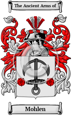 Mohlen Family Crest/Coat of Arms