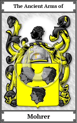 Mohrer Family Crest Download (JPG) Book Plated - 600 DPI