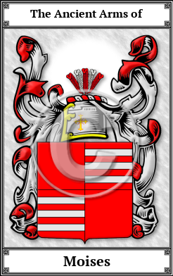 Moises Family Crest Download (JPG) Book Plated - 600 DPI