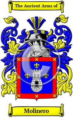 Molinero Family Crest/Coat of Arms