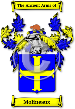 Molineaux Family Crest Download (jpg) Legacy Series - 150 DPI