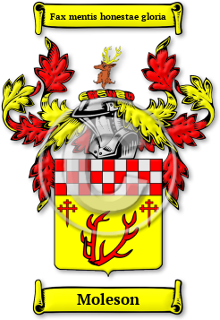 Moleson Family Crest Download (JPG) Legacy Series - 600 DPI