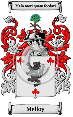 Melloy Family Crest/Coat of Arms