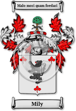 Mily Family Crest Download (jpg) Legacy Series - 150 DPI