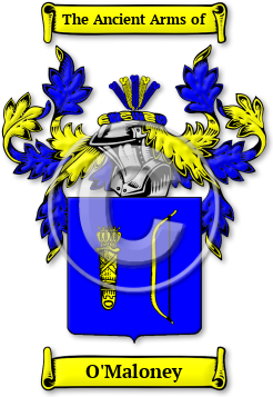 O'Maloney Family Crest Download (JPG) Legacy Series - 600 DPI