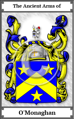 O'Monaghan Family Crest Download (JPG) Book Plated - 600 DPI