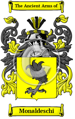 Monaldeschi Family Crest/Coat of Arms