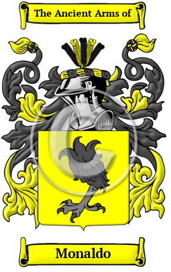 Monaldo Family Crest/Coat of Arms