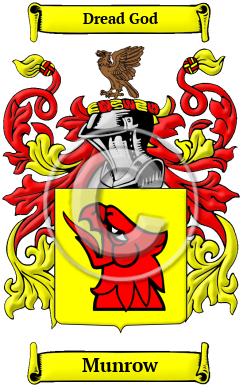 Munrow Family Crest/Coat of Arms