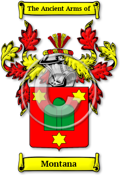 Montana Family Crest Download (JPG) Legacy Series - 600 DPI