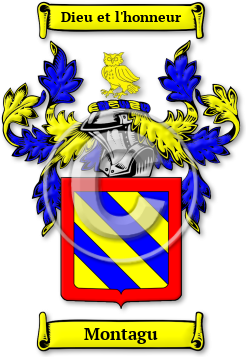 Montagu Family Crest Download (jpg) Legacy Series - 150 DPI
