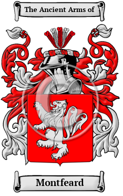 Montfeard Family Crest/Coat of Arms