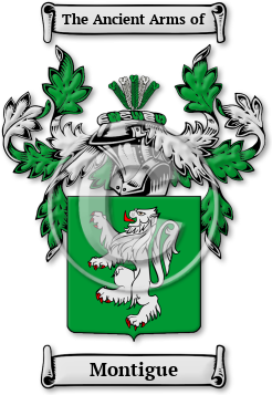 Montigue Family Crest Download (jpg) Legacy Series - 150 DPI