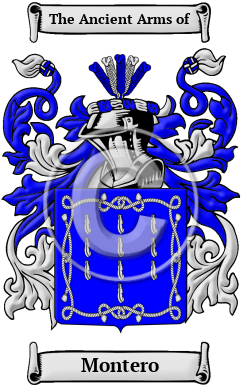 Montero Family Crest/Coat of Arms