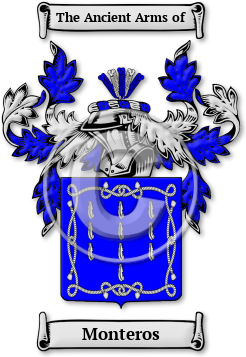 Monteros Family Crest Download (JPG) Legacy Series - 600 DPI