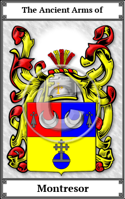 Montresor Family Crest Download (JPG)  Book Plated - 150 DPI