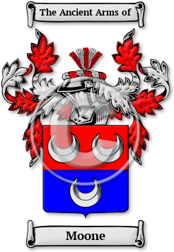 Moone Family Crest Download (JPG) Legacy Series - 300 DPI