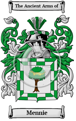 Mennie Family Crest/Coat of Arms