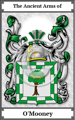 O'Mooney Family Crest Download (JPG) Book Plated - 600 DPI
