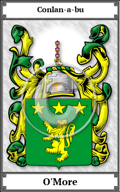 O'More Family Crest Download (JPG)  Book Plated - 150 DPI