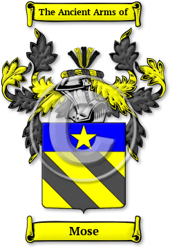 Mose Family Crest Download (JPG) Legacy Series - 600 DPI