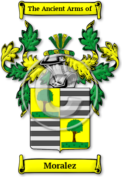 Moralez Family Crest Download (jpg) Legacy Series - 150 DPI